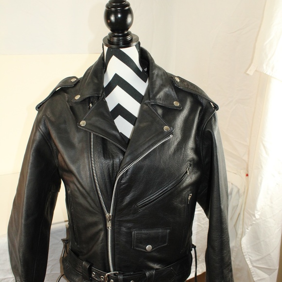 Wild Ride Other - Men's WILD RIDE Full Leather Jacket Eagle U.S.A.